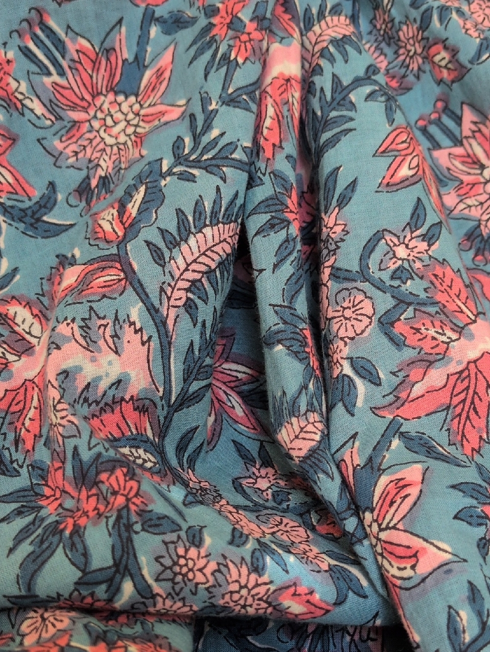 Louise Misha Jansiane Teal Garden of Eden Maxi Skirt - Picture 9 of 10